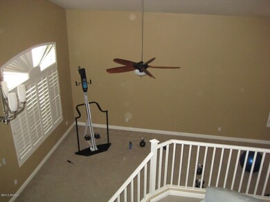View of Living Room from Loft
