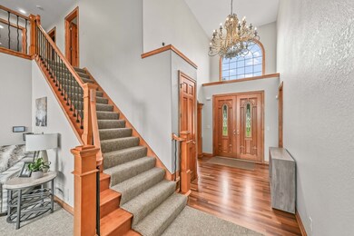 Soaring Foyer Entry wHardwood