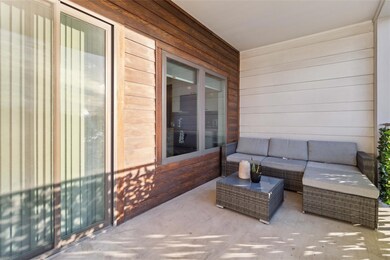 View of patio featuring outdoor lounge area