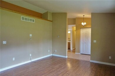 Cathedral ceilings compliment the living room!
