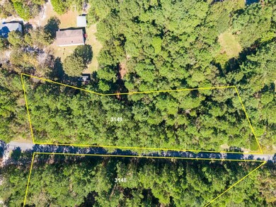 Aerial of lot