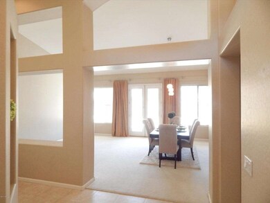 View From Foyer-Vaulted Ceilings