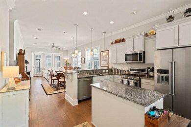 Open Floor Plan that leads out to back patio.  Gra