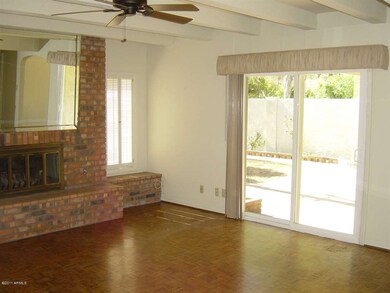 Family Room w/ Red Brick F.P.