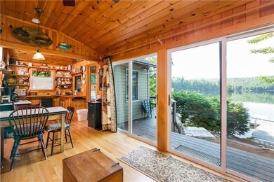 Inviting deck, with access from...