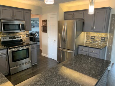 Kitchen with pantry