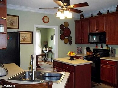 Exterior Front - Kitchen has crown molding, island