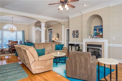Fabulous Great Room with gas log fireplace!
