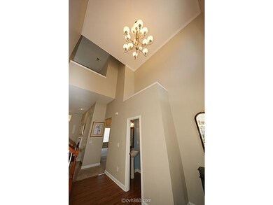 Two story foyer.