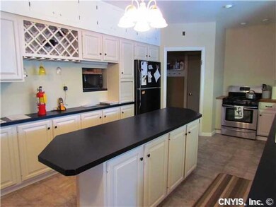 Kitchen Opposite view - notice wine rack built in 