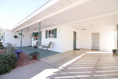 Screen door on large laundry room