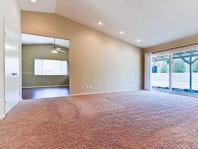 Super sized family room will hold large furniture 