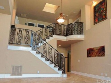 Grand wrought iron staircase