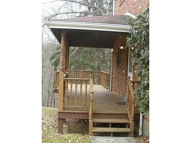 Patio/Deck. Wood deck that is covered with a wood 