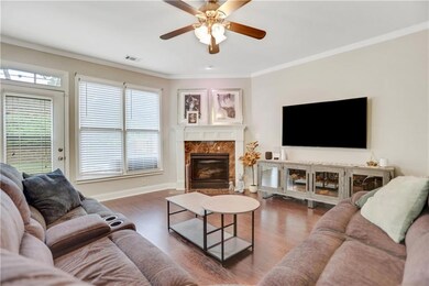 Living area featuring visible vents, plenty of nat
