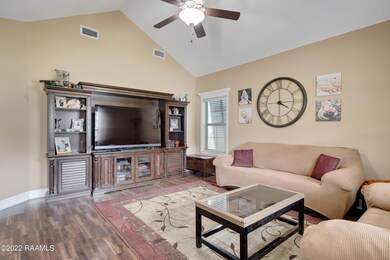 Vaulted Ceiling in living room