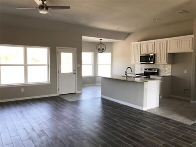 Lots of windows in this open floor plan