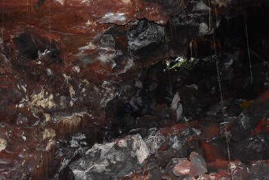 Looking inside the cave