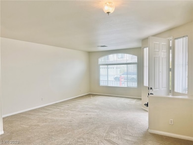View of the living room from family room