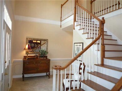 Elegant two-story foyer