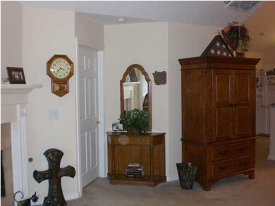 Angled entry to the bed room