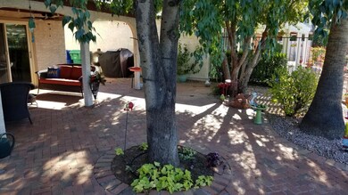 1852 brick paver patio lake side.