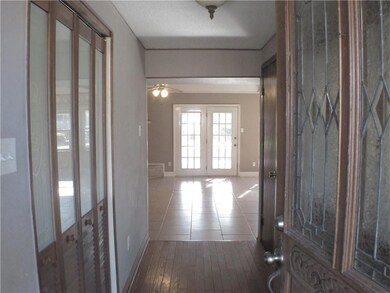 View from front door, with formal living room on l