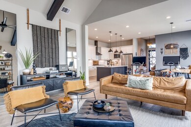Open Concept Living Room, Dining Room and Kitchen