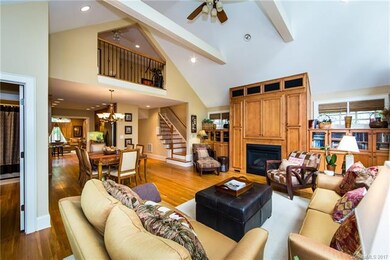 Almost 18' of beautiful Built In Cabinets host the