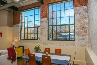 The large mill windows ensure an abundance of natu