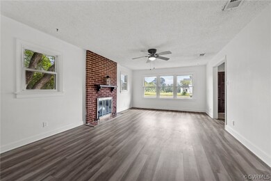 Looking from the dinning area