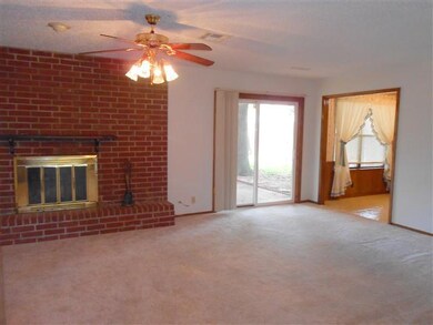Living Room. Living area with patio access and to 