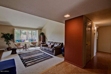 View of Living Room From Front Entry Way