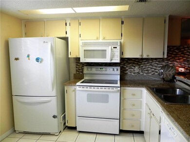 Kitchen with newly appliances.