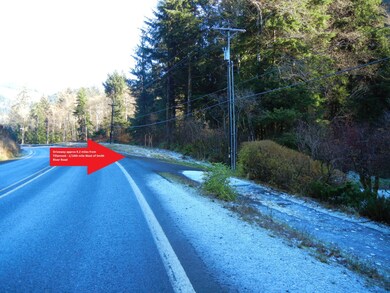 Driveway from highway heading East