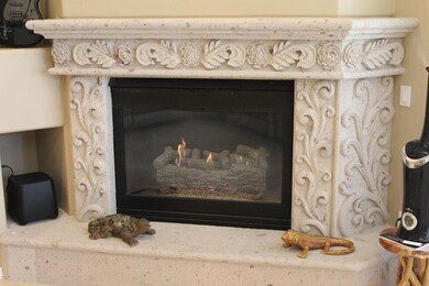 Gas Flames at flip of switch