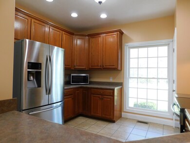 Additional space for the perfect coffee bar with lots of cabinets.