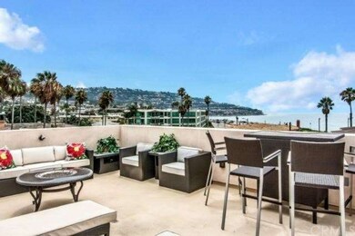 Private rooftop deck with views of the ocean and P