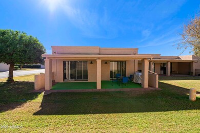 Extended covered back patio