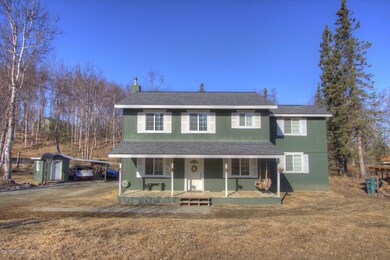 Front of home and landscaping