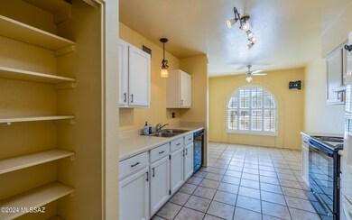 Kitchen view to breakfast nook