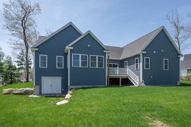 Deck access in back and a walk out basement