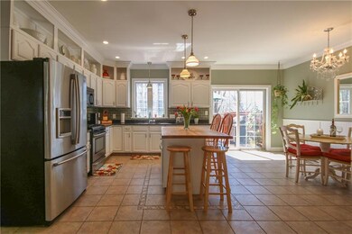 Bright and spacious kitchen. Corian...