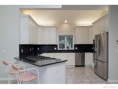Kitchen. Kitchen with solid surface counters and a