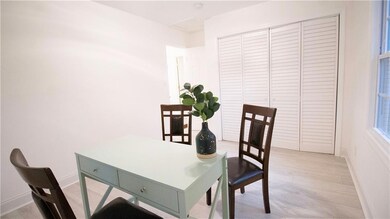 Dining room featuring light hardwood / wood-style 