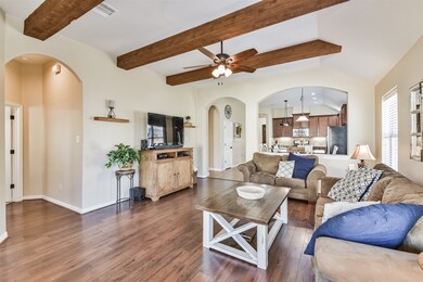 Family room open to Kitchen
