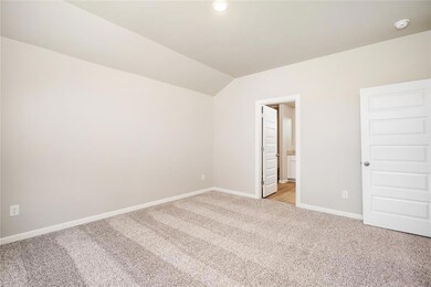 Your serene retreat awaits! This spacious primary bedroom features soft carpeting, neutral tones, and plenty of natural light for ultimate comfort and relaxation.