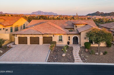 Front Elevation at Dusk