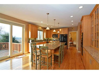 Kitchen. The kitchen also provides a walkout to th