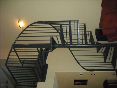 Spiral staircase.